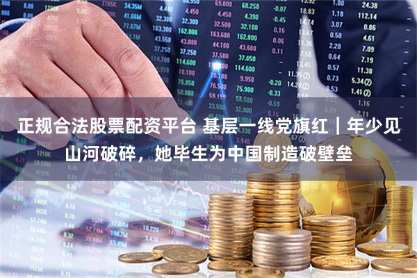 正规合法股票配资平台 基层一线党旗红｜年少见山河破碎，她毕生为中国制造破壁垒
